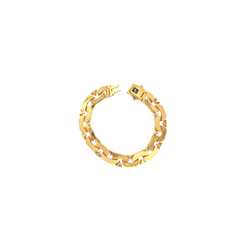 Sculpted Gold Link Bracelet | Bold Statement Jewellery