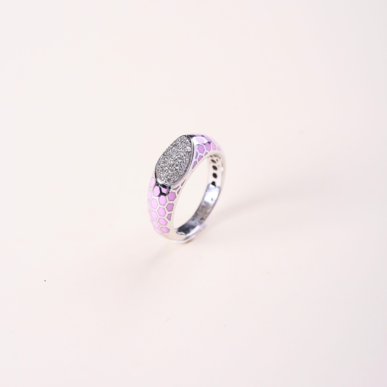 Pink Charm Diamond Ring A Perfect Gift for Someone Special