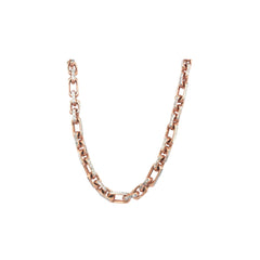 Designer Two-Tone Gold Chain Chunky Rectangular Links