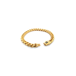22K Gold Cuban Chain Bracelet for Men | Classic Bold Design
