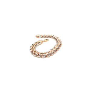 18KT Two-Tone Gold Bracelet for Men
