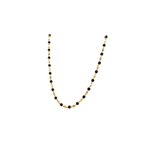 Tulsi Bead Gold Chain | Spiritual Wear