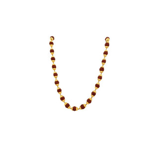 Rudraksha Gold Mala for Gifting Premium Design