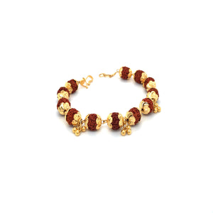 Gold Rudraksha Bracelet for Men & Women