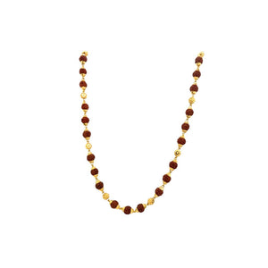 22Kt Gold Rudraksha Mala for Men | Trending Spiritual Gift Chain