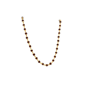 22Kt Gold Rudraksha Mala for Men | Original Rudraksha Gold Chain