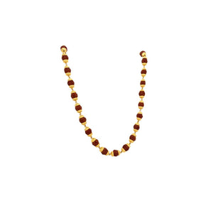 Rudraksha Gold Mala for Gifting Premium Design