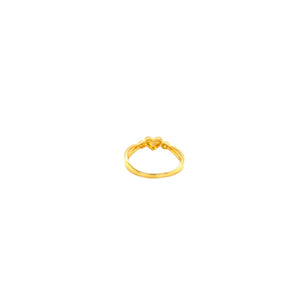 22KT Gold Heart Ring for Women