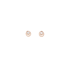 Round Diamond Pendant Set in Rose Gold