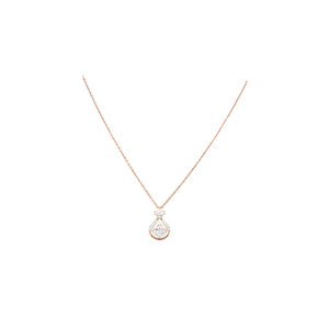 Soft Sparkle Diamond Necklace Set in Gold