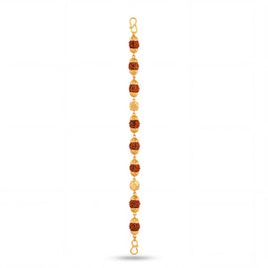 Divine Gold Rudraksha Bracelet