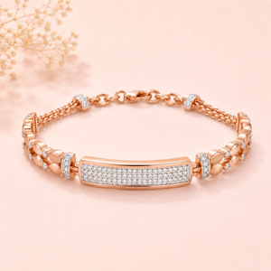 18KT Gold Diamond Bracelet for Women