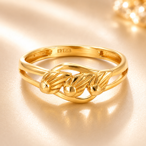 22KT Lightweight Gold Ring for Women