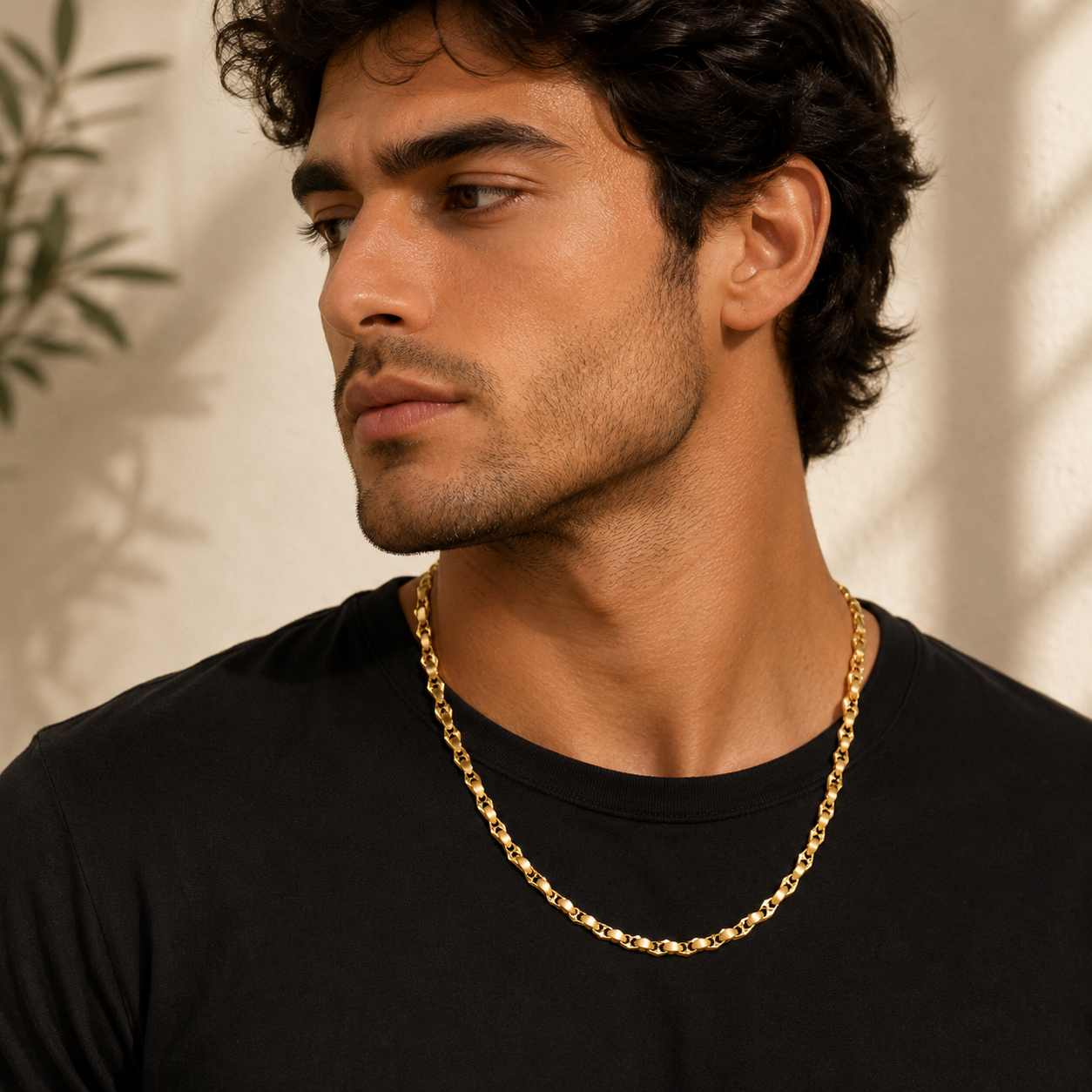 22K Gold Aurelia Weave Chain Necklace