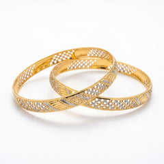 22K Gold Fancy Bangles for Women