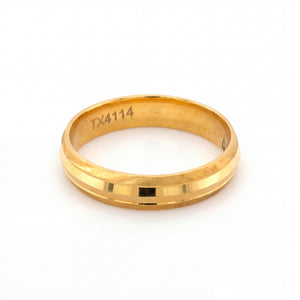22KT Gold Wedding Band Ring | Simple Classic Design