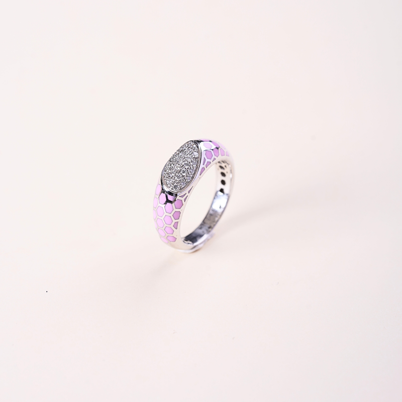 Pink Charm Diamond Ring  A Perfect Gift for Someone Special