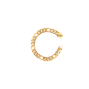 Sculpted Gold Link Bracelet | Bold Statement Jewellery