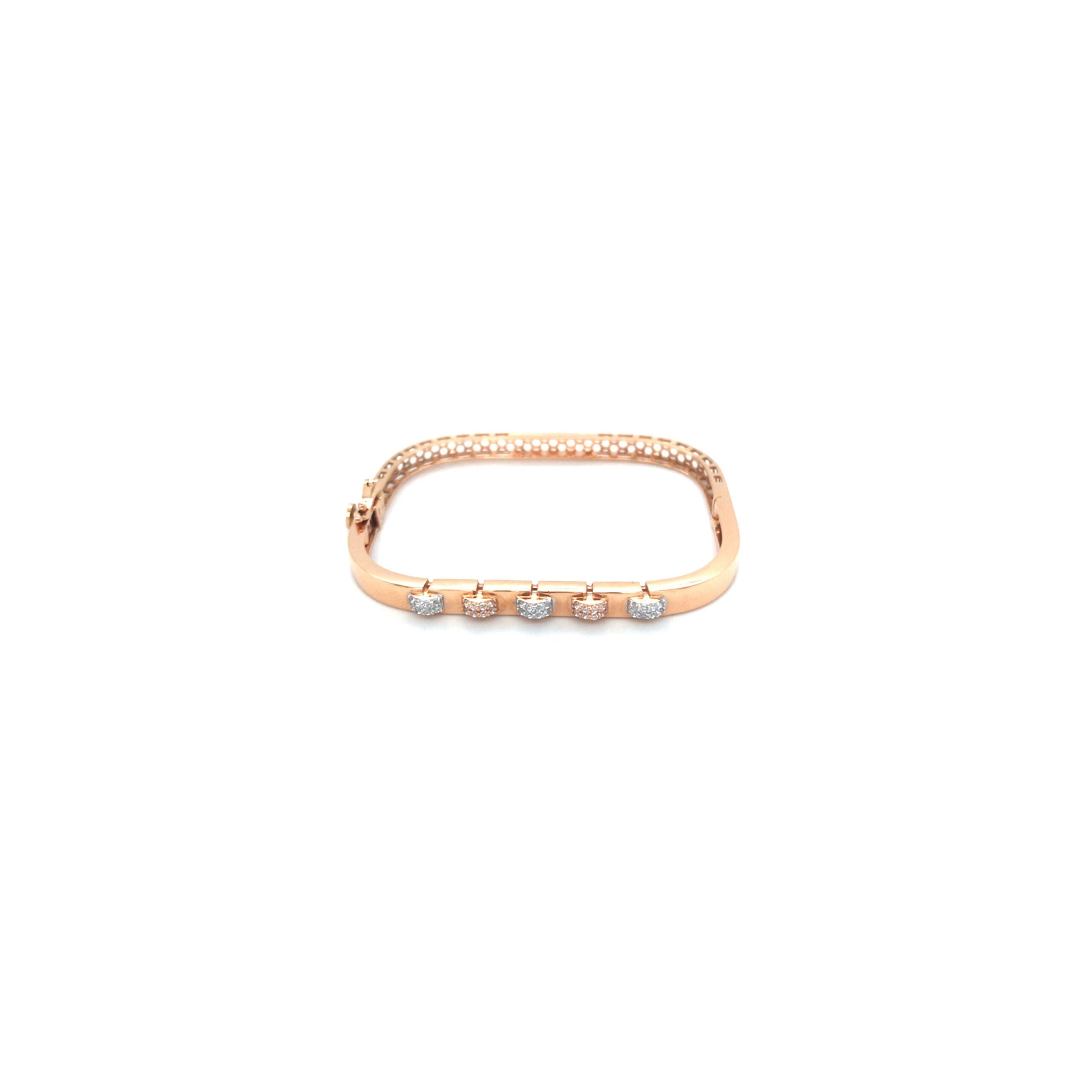 18KT Gold Studded Bracelet for Women