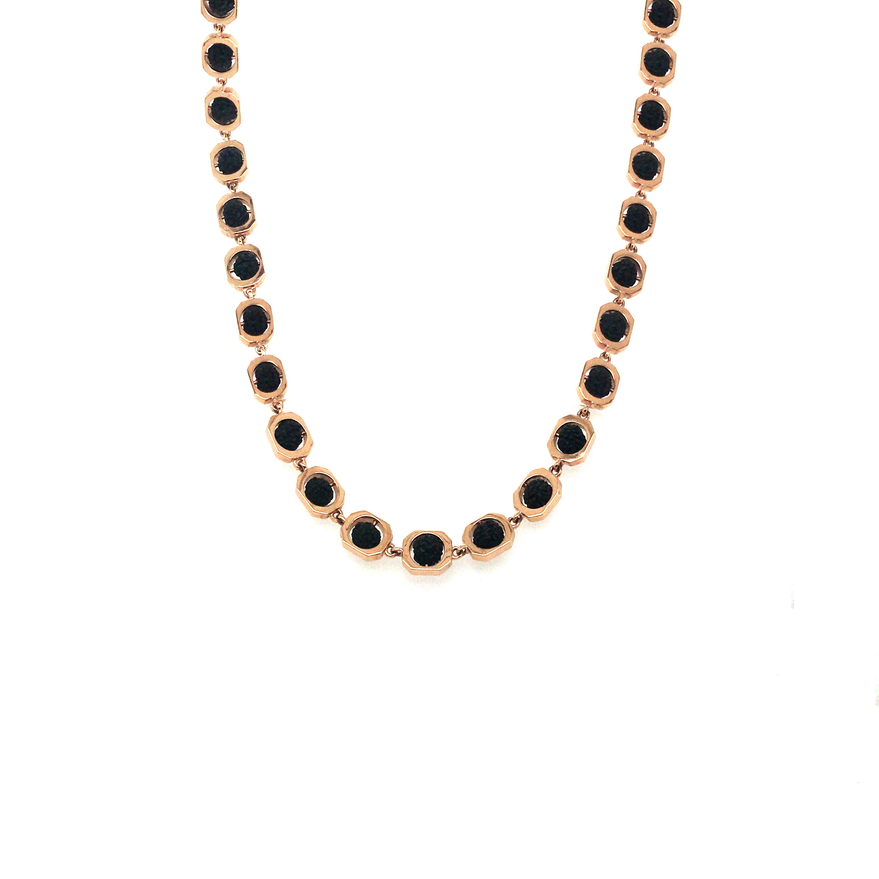 18KT Gold Rudraksha Mala Necklace