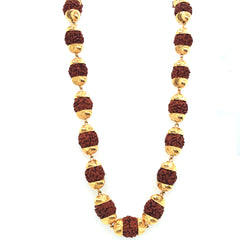 Rudraksha Mala in Gold for Gifting