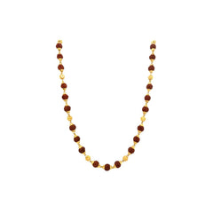 22Kt Gold Rudraksha Mala for Men | Trending Spiritual Gift Chain