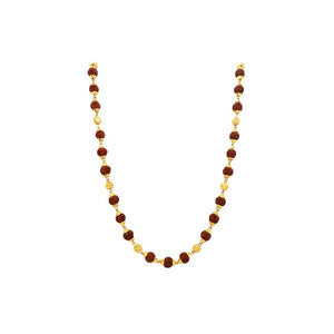 22Kt Gold Rudraksha Mala for Men | Trending Spiritual Gift Chain