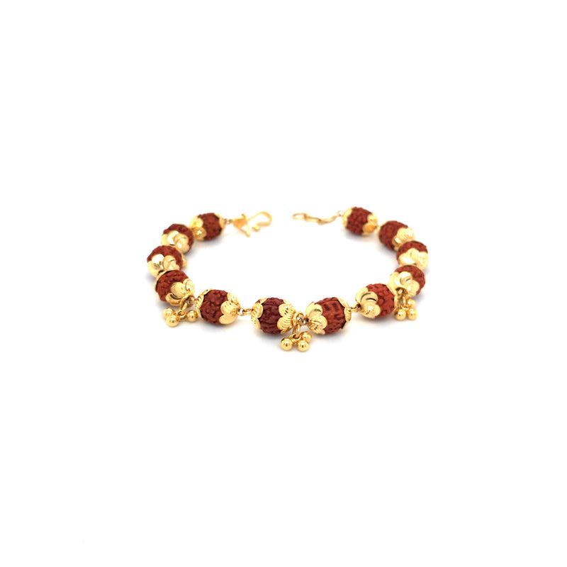 Gold Rudraksha Bracelet for Men & Women