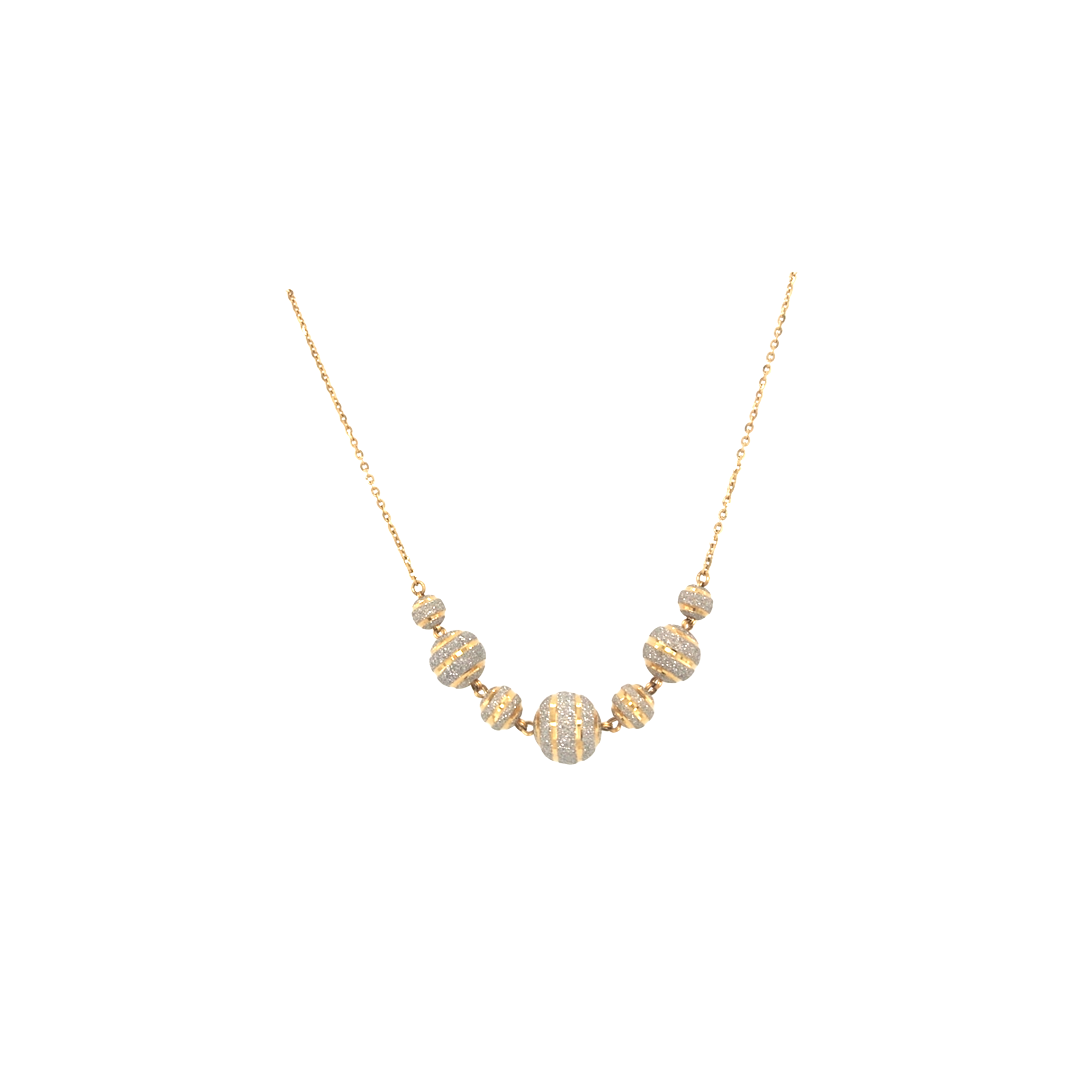 Textured Gold Necklace | Elegant Statement Jewellery