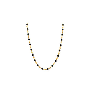 Tulsi Bead Gold Chain | Spiritual Wear