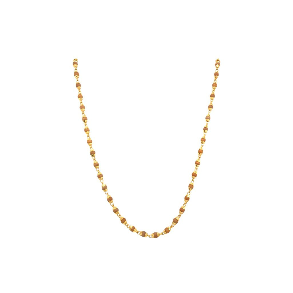 22Kt Gold Tulsi Mala | Trending Spiritual Gold Chain