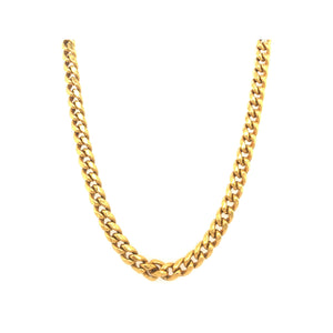 22KT Gold Men's Chain | Thick Link Pattern