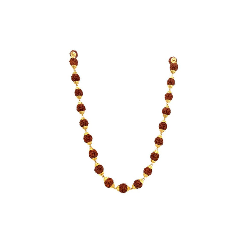 22Kt Gold Rudraksha Mala | Original Rudraksha Chain