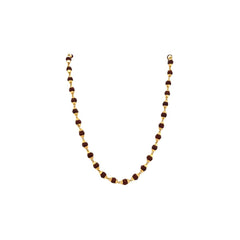 22Kt Gold Rudraksha Mala for Men | Original Rudraksha Gold Chain