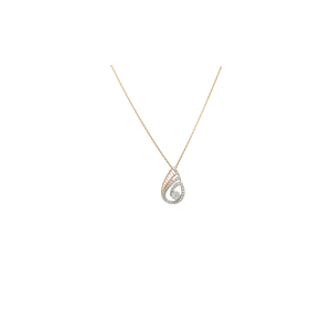 Teardrop Diamond Pendant in Gold | Elegant Fine Jewellery
