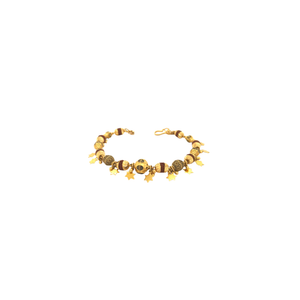 Gold Rudraksha Bracelet with Bead Details