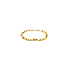 22K Gold Chain Bracelet for Men | Classic Daily Wear Jewellery
