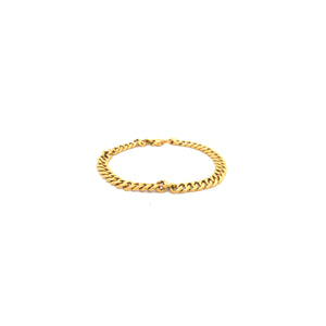 22K Gold Chain Bracelet for Men | Classic Daily Wear Jewellery