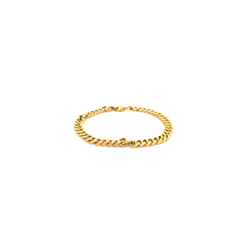 22K Gold Chain Bracelet for Men | Classic Daily Wear Jewellery