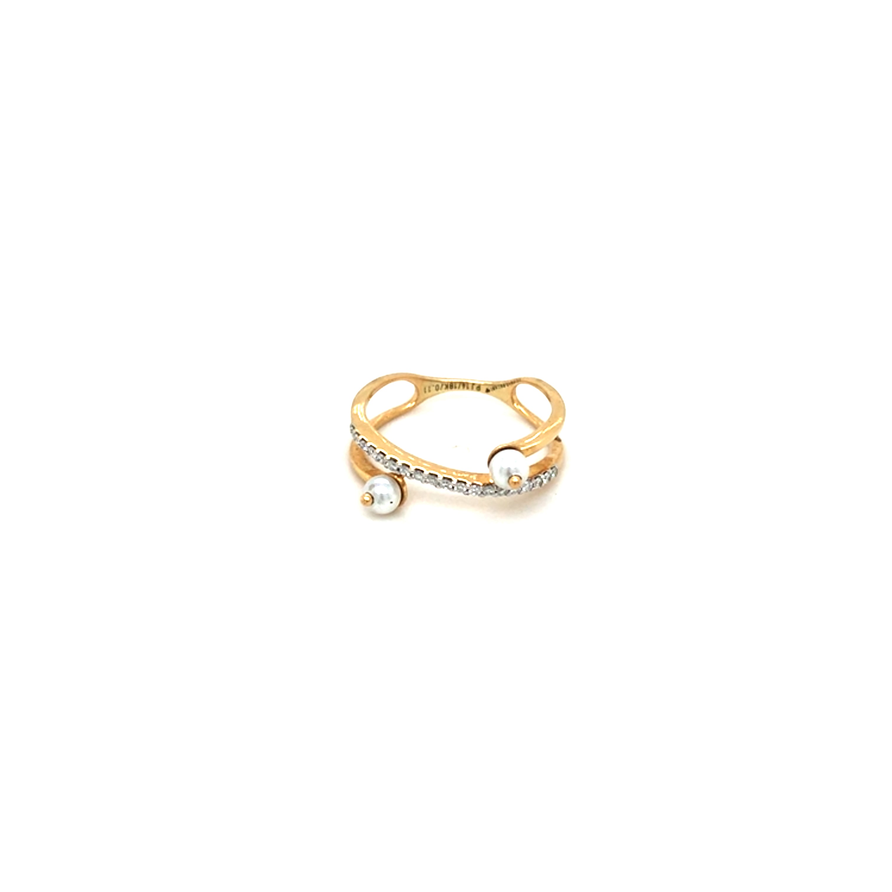Diamond Accent Open Gold Ring