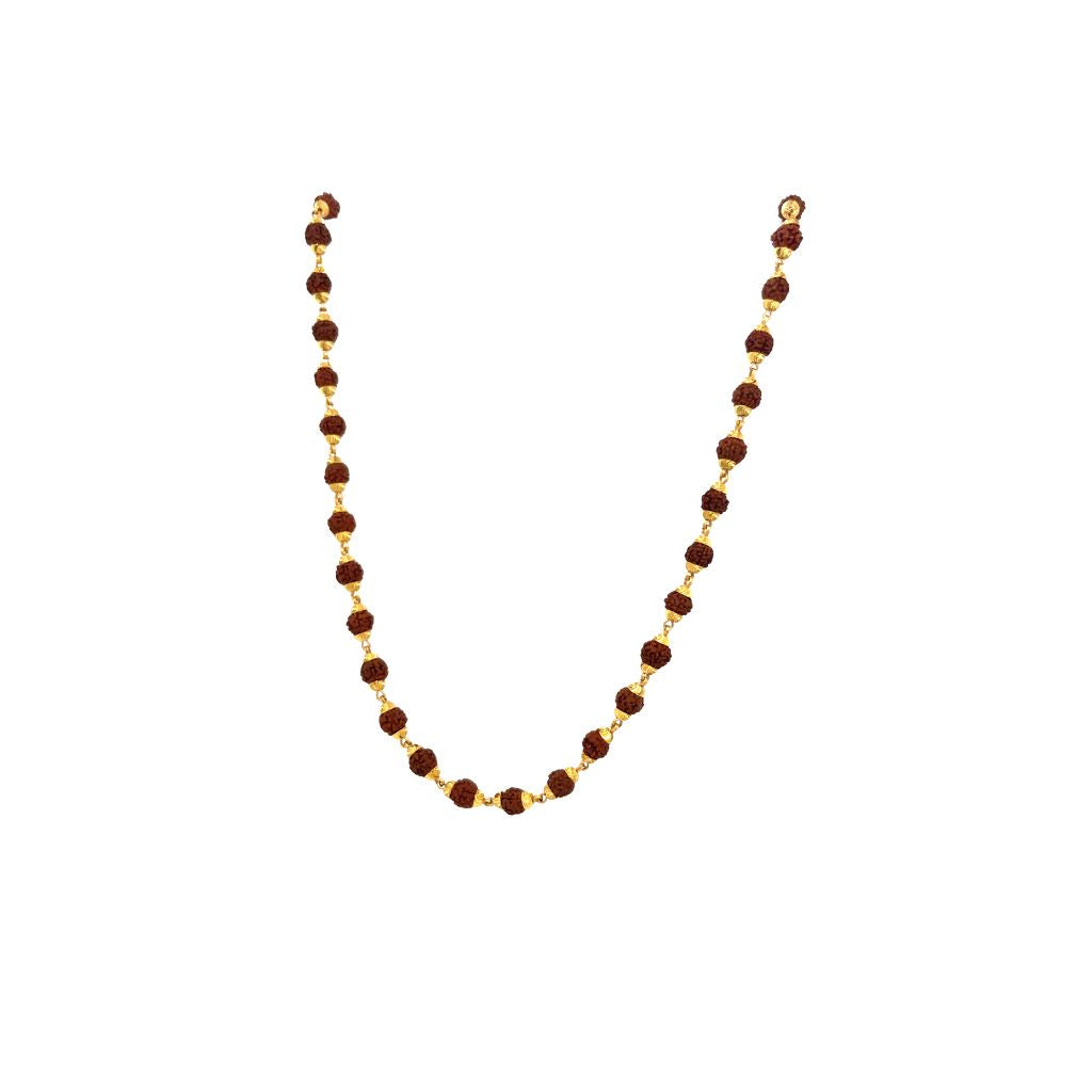 22Kt Gold Rudraksha Mala for Gift