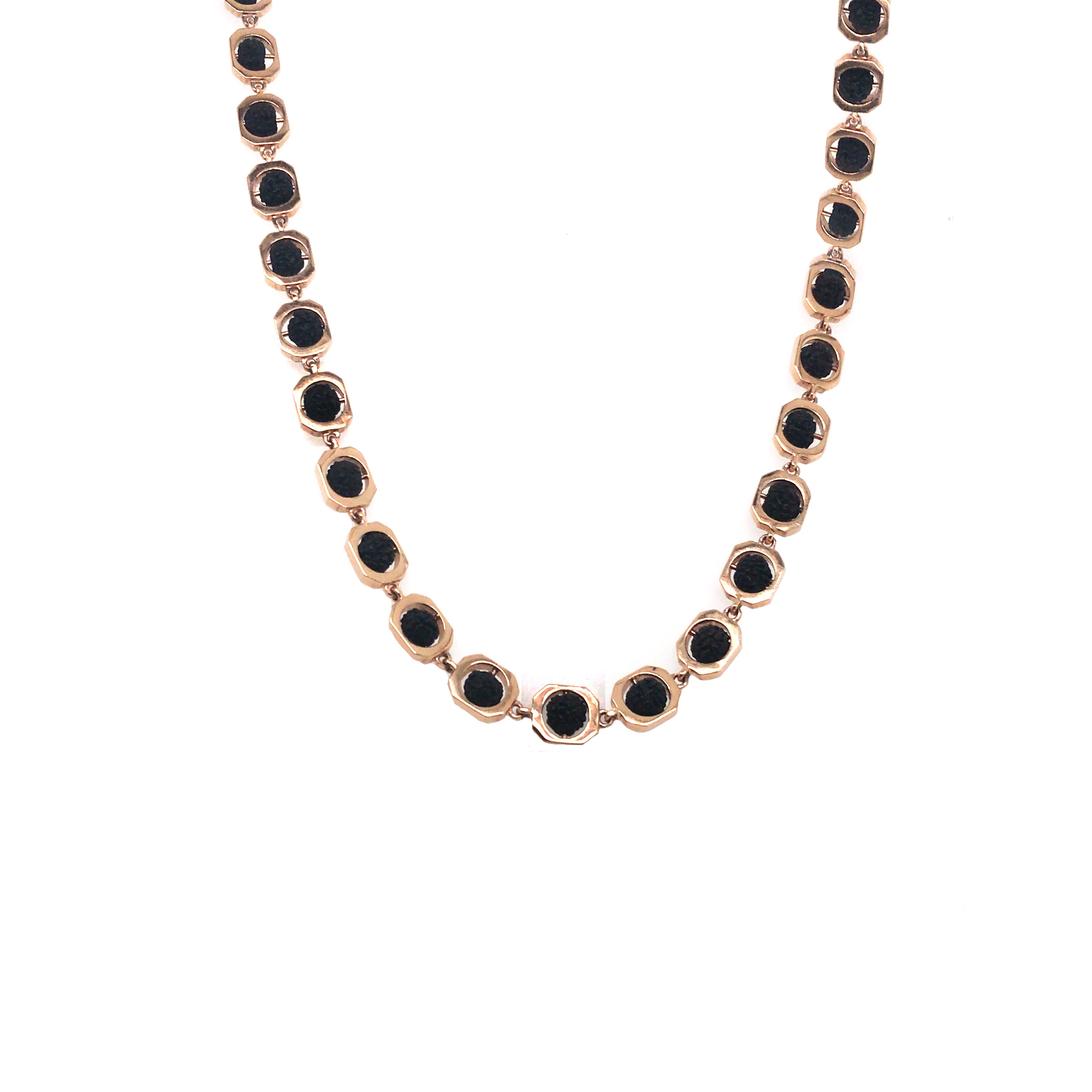 18KT Gold Rudraksha Mala Necklace