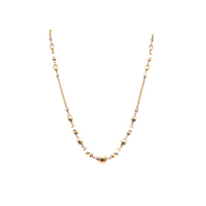 Designer Gold Bead & Pearl Chain  Stylish Pattern