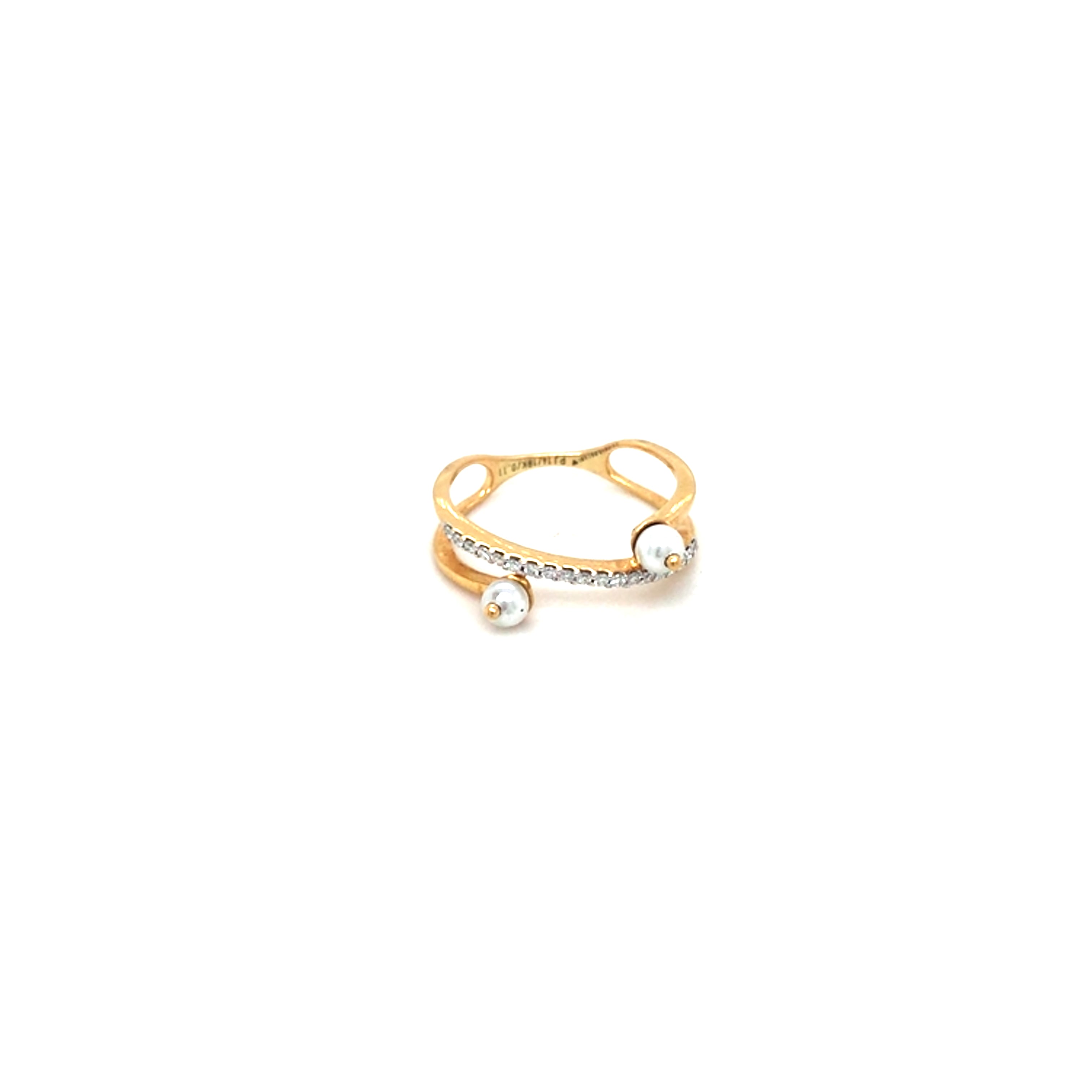 Diamond Accent Open Gold Ring