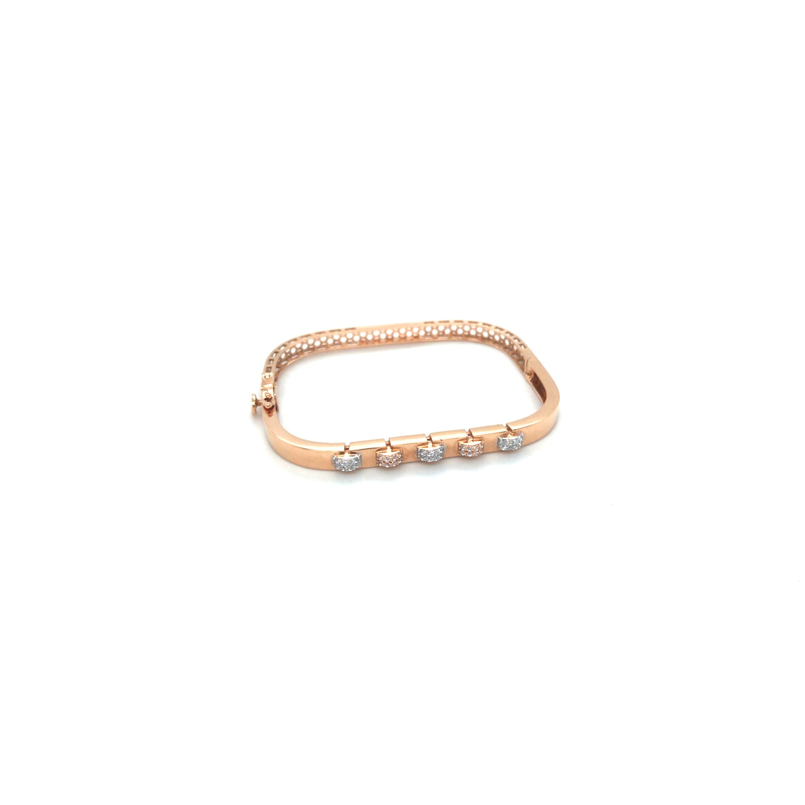 18KT Gold Studded Bracelet for Women