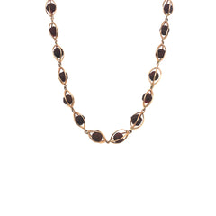 Designer 18KT Gold Rudraksha Mala Necklace