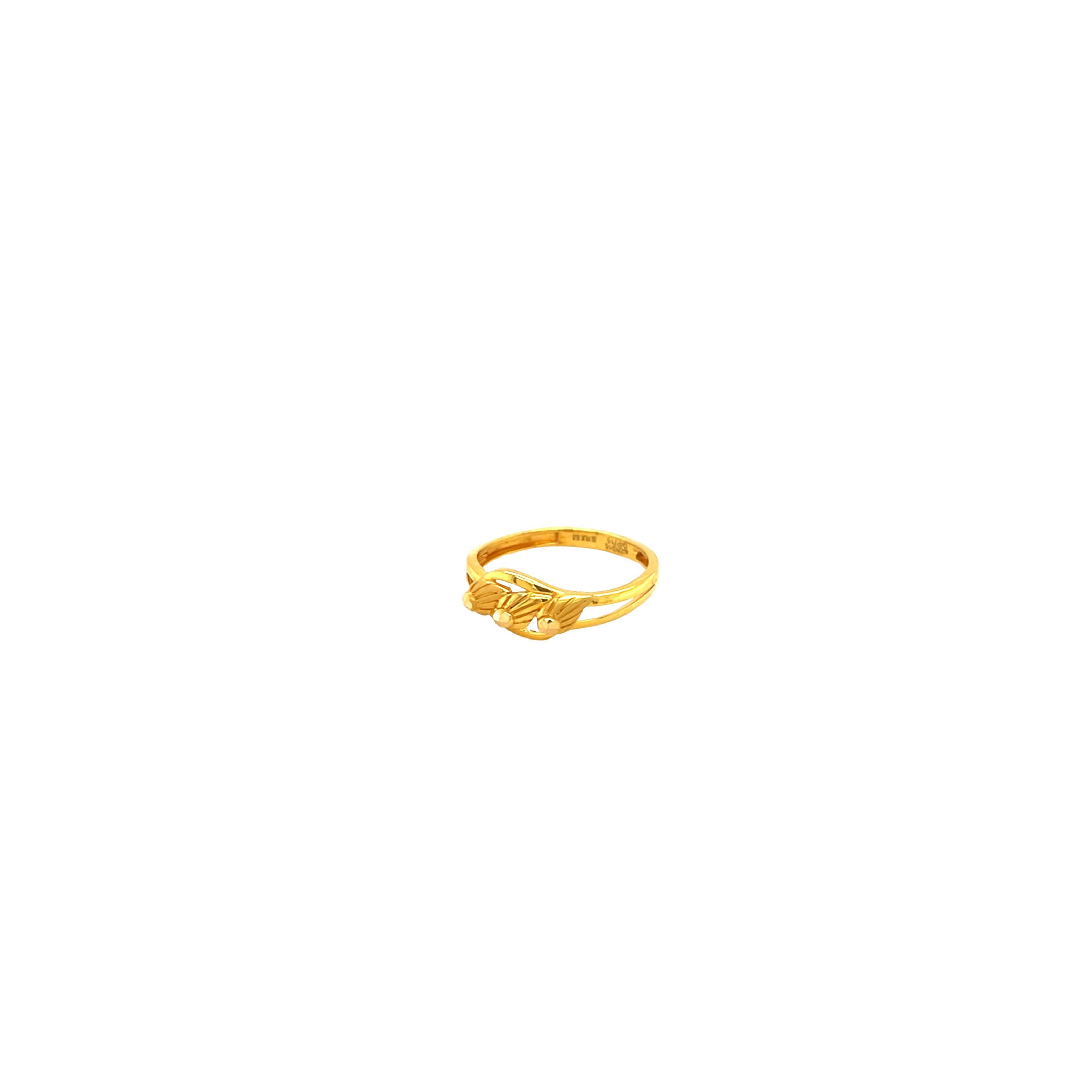 22KT Lightweight Gold Ring for Women
