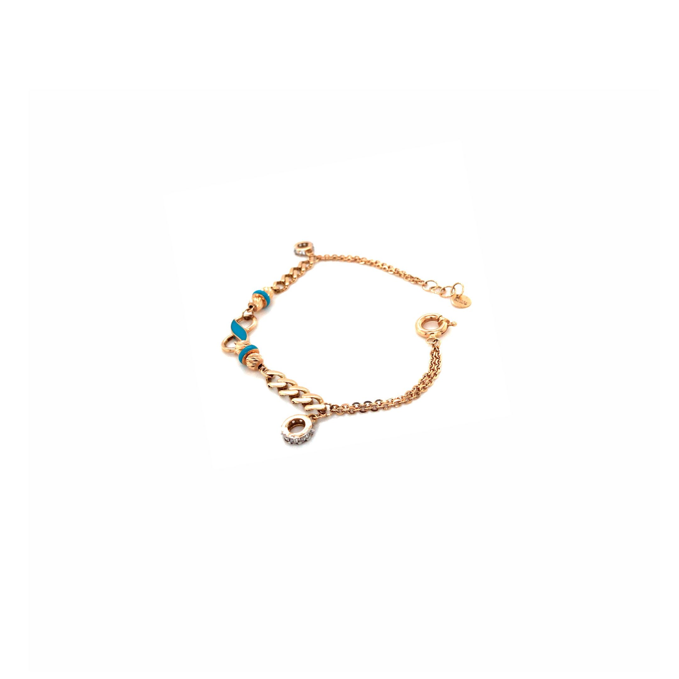 18KT Gold Infinity Bracelet for Everyday Wear