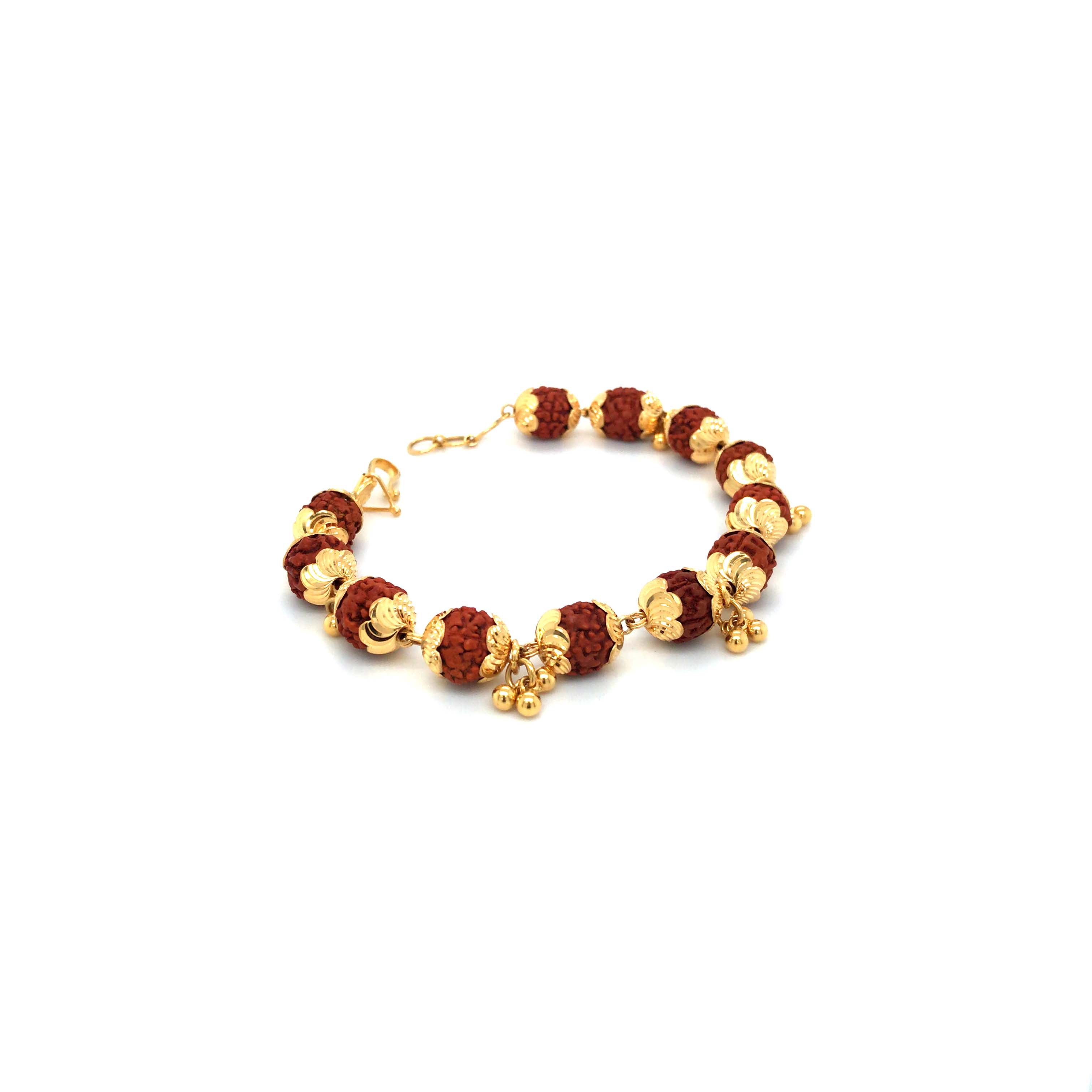 Gold Rudraksha Bracelet for Men & Women