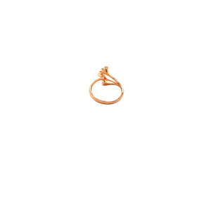 Open Diamond Ring in Rose Gold